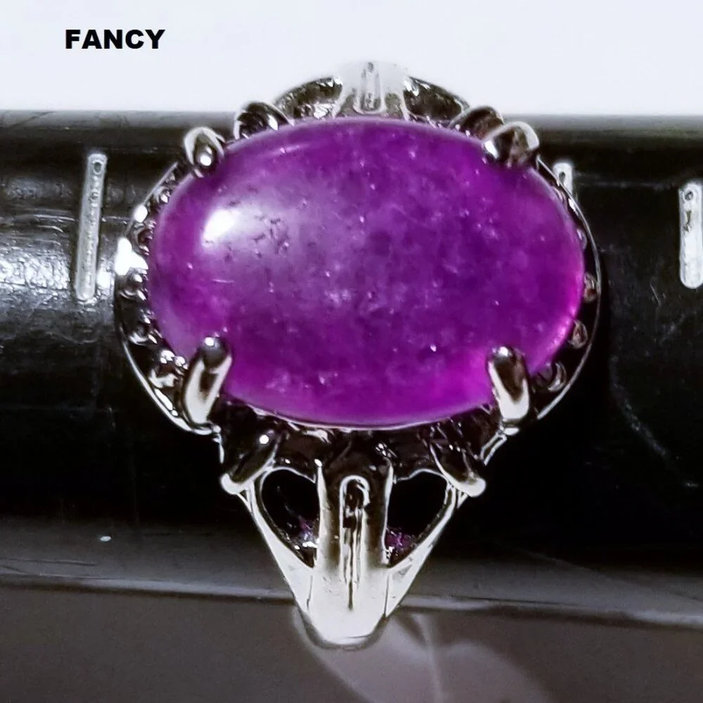 Oval Amethyst Rings - Picture 2 of 4